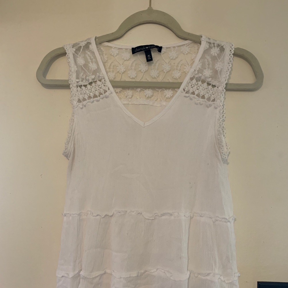 Derek Heart Sleeveless Shirt Size M